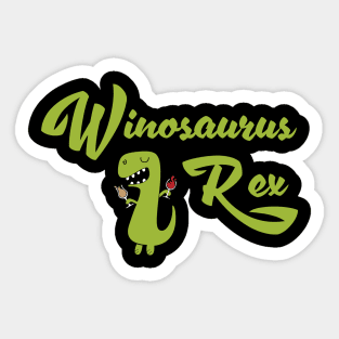 Winosourus T Rex Dinosaurs Tee Tshirt Sticker